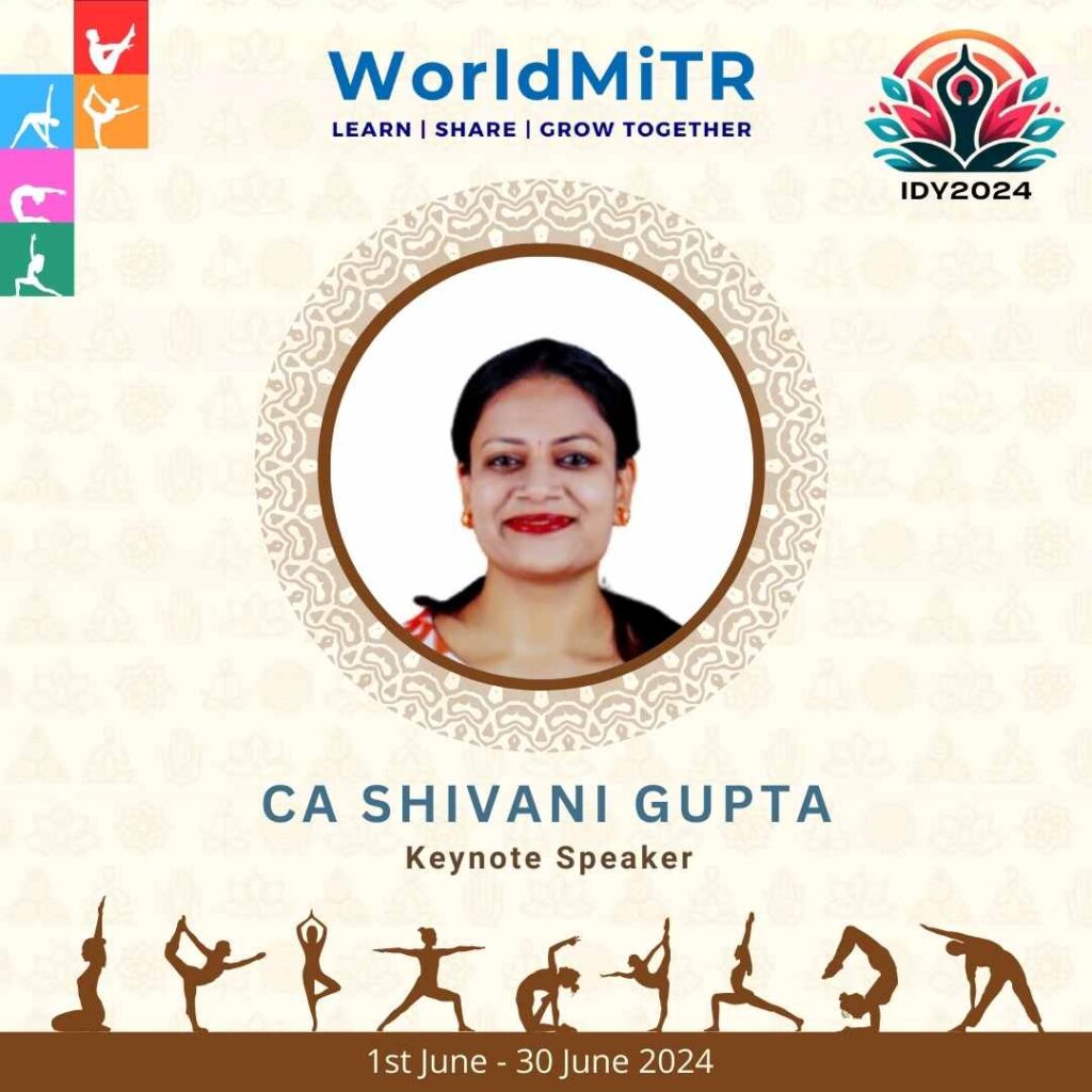 IDY2024 Keynote Speaker: CA Shivani Gupta