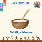Salt Glow Massage By Sudhanva R.Y. 3rdYear BNYS | Alva’s College of Naturopathy and Yogic Sciences | Nature’s Tranquility
