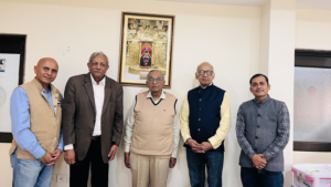 A Remarkable Gathering: Global Travellers Meet Shri P.K. Laheri at Sadvichar Parivar