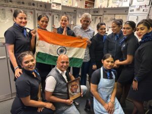 Darshan Patel and Patelmexico with Indigo Team